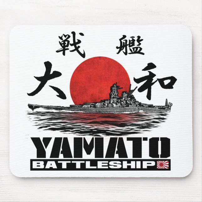 Battleshöft Yamato Mousepad Musmatta (Framsidan)