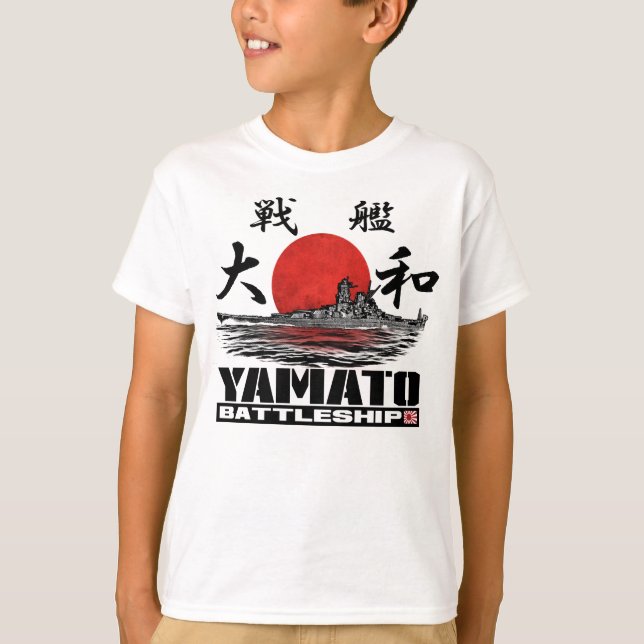 Battleshöft Yamato T-Shirt T-Shirt (Framsida)