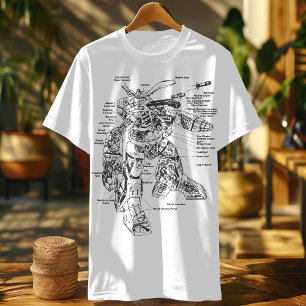 Battletech Game Robot Mech Battle Gear Fläkt Tee