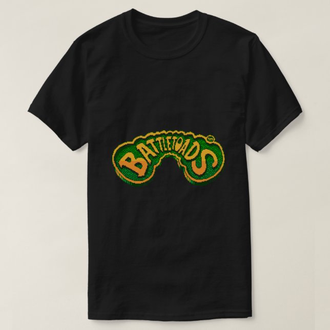 BattleToads Retro Logotyp Classic T-Shirt (Design framsida)