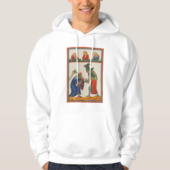Battling Knight på 1400-talet Hoodie (Framsida)