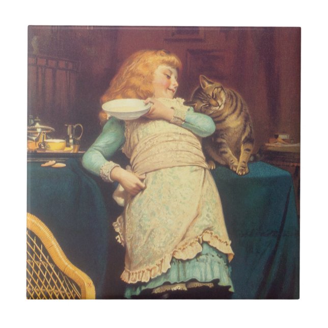 Bättre än att undervisa Charles Burton Barber Kakelplatta (Framsidan)