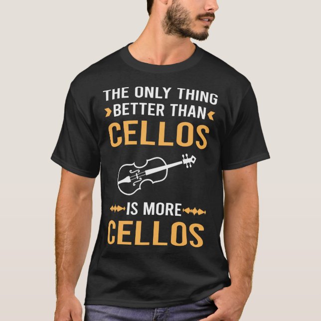 Bättre än cello cellist t shirt (Framsida)