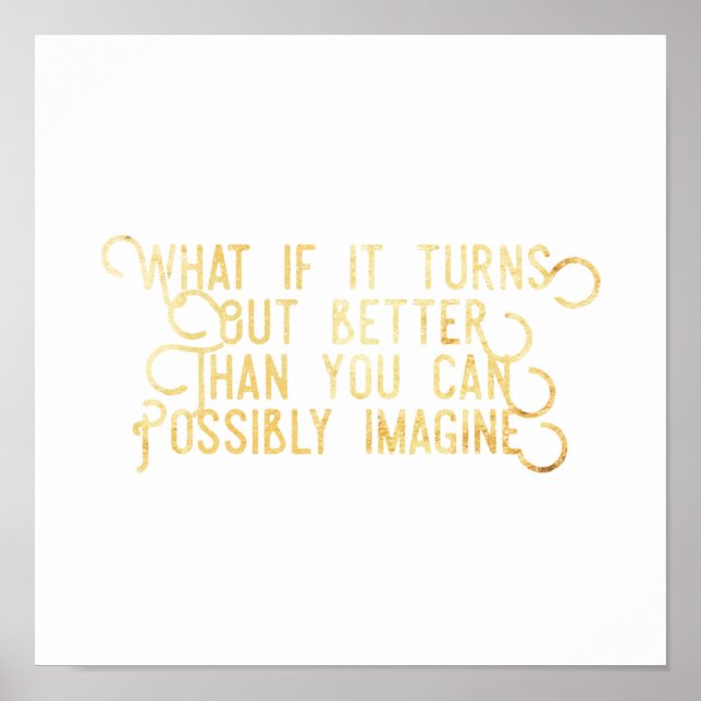 Bättre än du kan föreställa dig - Poster (Framsidan)