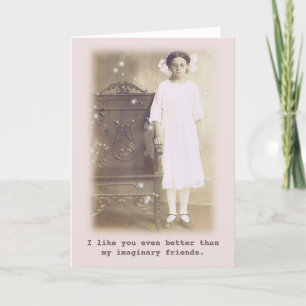 Bättre än min imaginära Vintage Photo Kort
