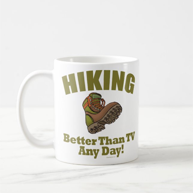 Bättre än TV - Hiking Kaffemugg (Vänster)