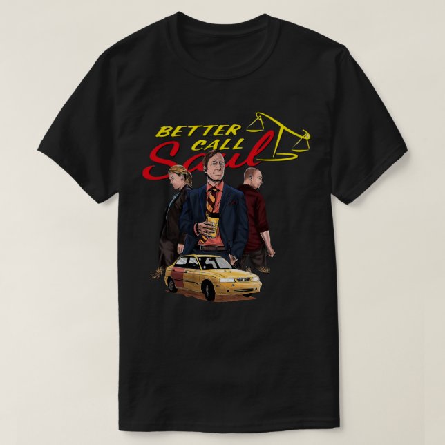 bättre anropa saulnachosaulkim t shirt (Design framsida)