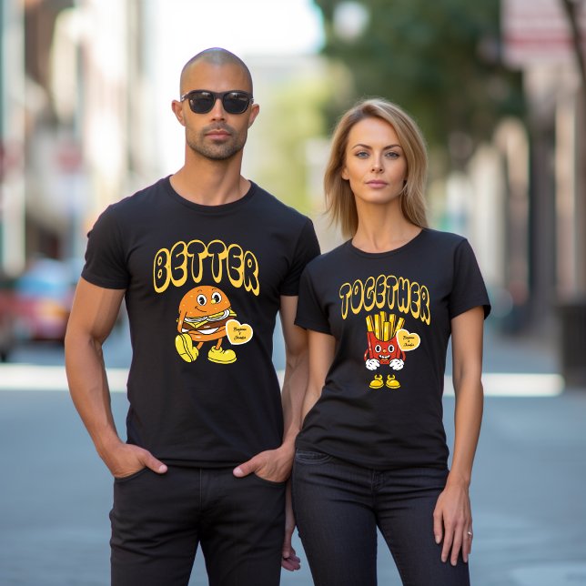 Bättre att tillsammans matcha lite Namn-burgerfärd T Shirt (Skapare uppladdad)