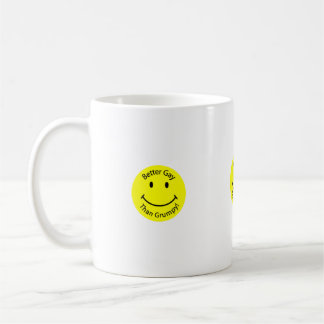 Bättre-Bög-än-Grumpy-Smiley-Ansikte Bättre-Bög… Kaffemugg