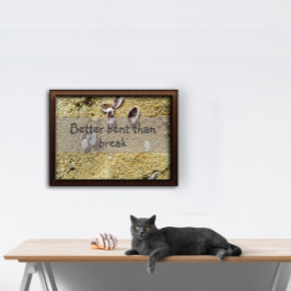 Bättre böjd än att bryta visdom och säga poster