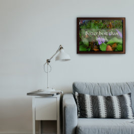 Bättre böjd än att bryta visdom och säga poster