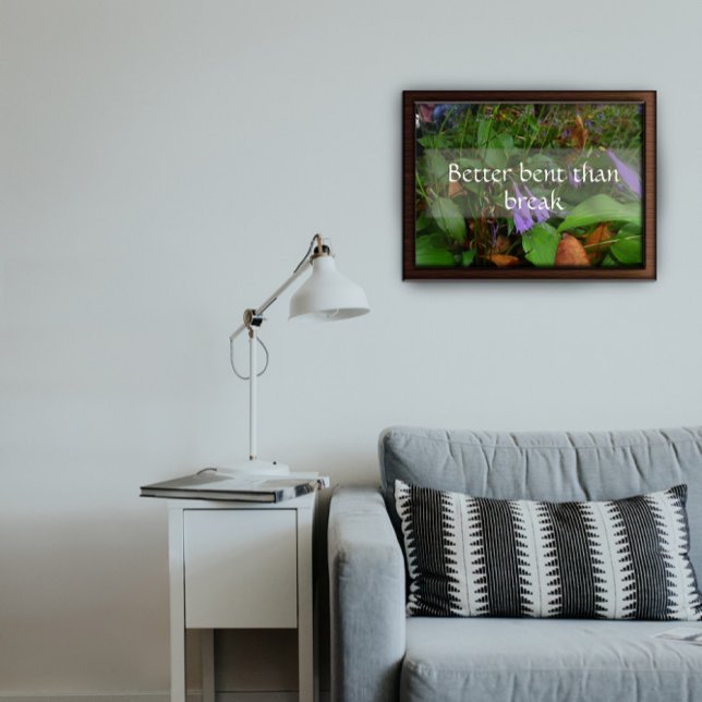 Bättre böjd än att bryta visdom och säga poster (Skapare uppladdad)