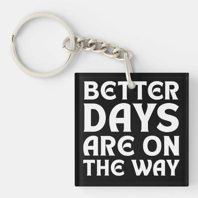 BÄTTRE DAGAR ÄR PÅ VÄG CITERAD TYPOGRAFI (Framsidan)
