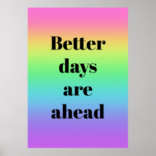 Bättre dagar Poster innan regnbågen