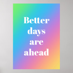 Bättre dagar Poster innan regnbågen