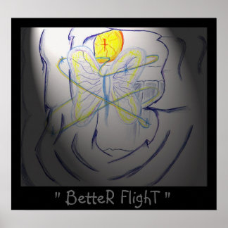 Bättre flyg poster