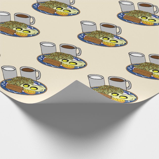 Bättre frukost månad - ägg presentpapper (Hörn)