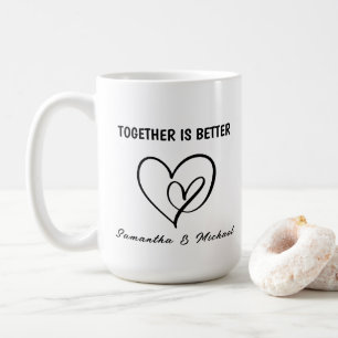 Bättre hjärtans dag kaffemugg