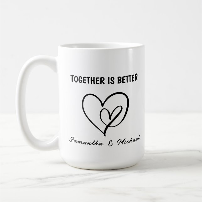 Bättre hjärtans dag kaffemugg (Vänster)
