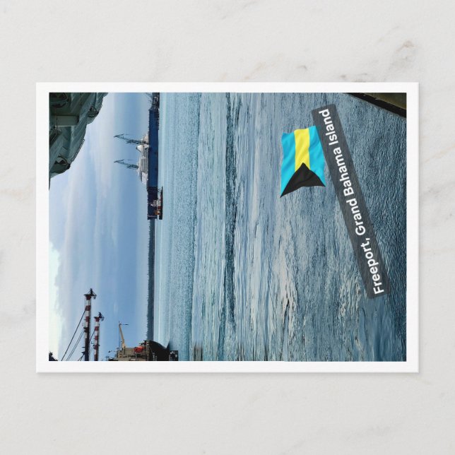 Bättre i Bahamas Freeport-vykortet Vykort (Framsida)