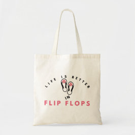 Bättre i Flip Flops Budget Tote Tygkasse