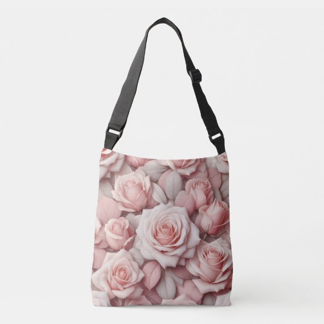 Bättre i rosa rosor axelväska (Framsida)