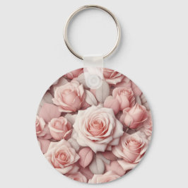 Bättre i Rosa Rosor (personlig) Nyckelring