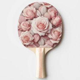 Bättre i rosa rosor pingisracket