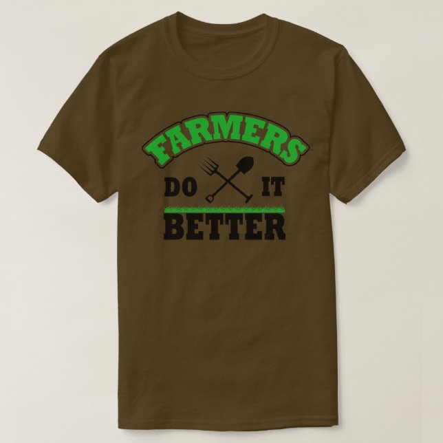 Bättre jordbrukare t shirt (Design framsida)