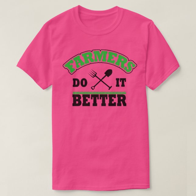 Bättre jordbrukare t shirt (Design framsida)