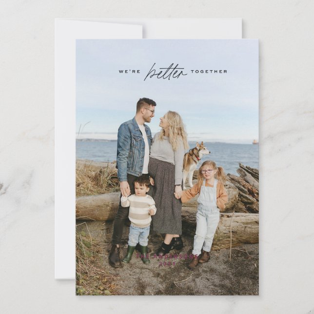 Bättre jullkort inbjudningar (Framsida)