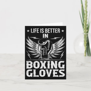 Bättre liv i Boxing-handskar Kort