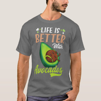 Bättre liv med Avocado Design Avocado T Shirt