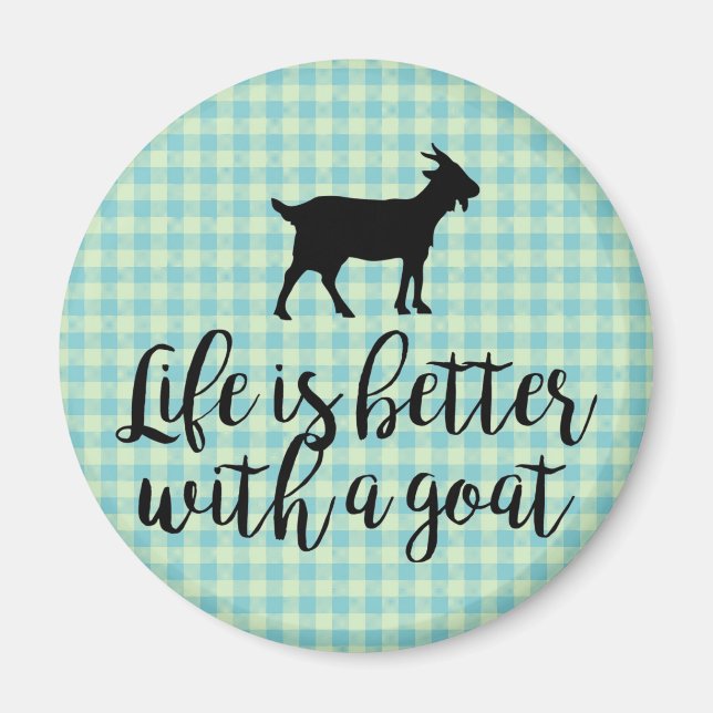 Bättre liv med Goat Blue Land Play Magnet (Framsidan)