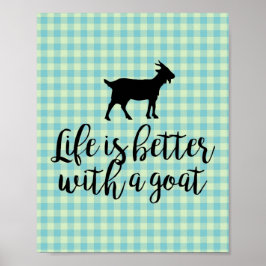 Bättre liv med Goat Blue Land Play Poster