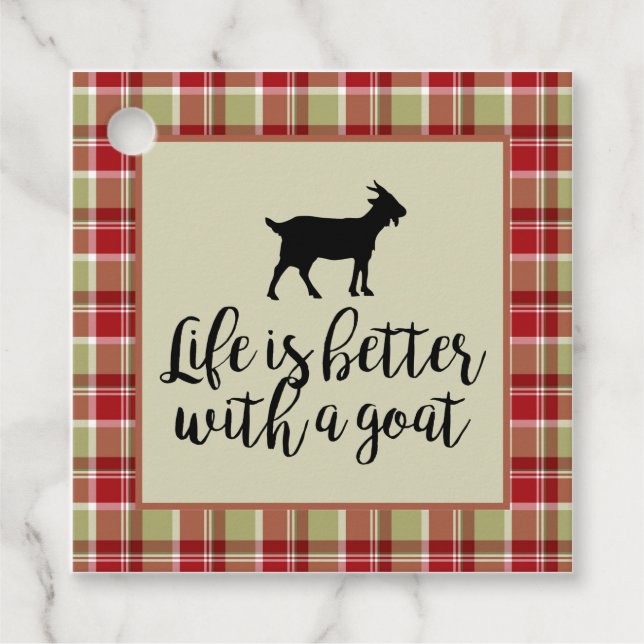 Bättre liv med goat Play Gåvor Etiketter (Framsida)