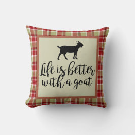 Bättre liv med goat Play Kudde