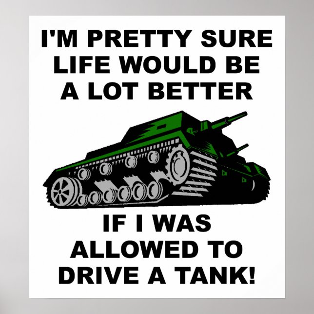 Bättre livslängd genom Tanker Lustigt Poster (Framsidan)