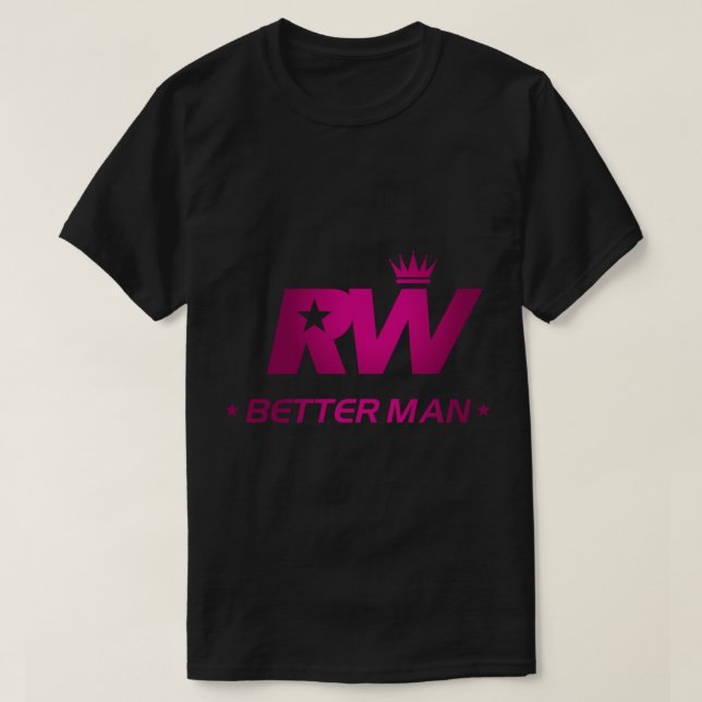 Bättre man. Robbie Williams T Shirt (Design framsida)