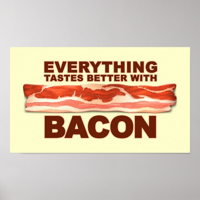 Bättre med Bacon Poster (Framsidan)