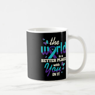Bättre med ditt självmord Medvetenhet om psykisk h Kaffemugg