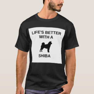 bättre med en shiba t shirt