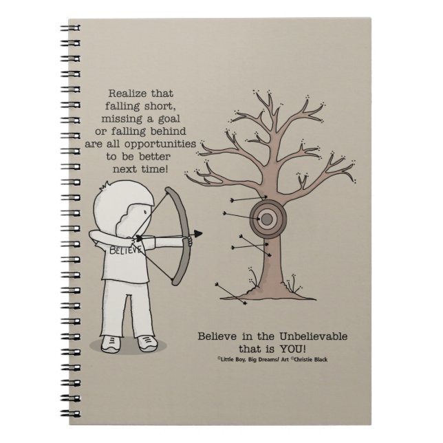 Bättre nästa gång anteckningsbok med spiral (Framsidan)