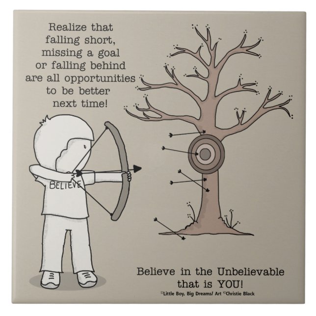 Bättre nästa gång kakelplatta (Framsidan)