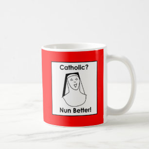 Bättre nunna kaffemugg