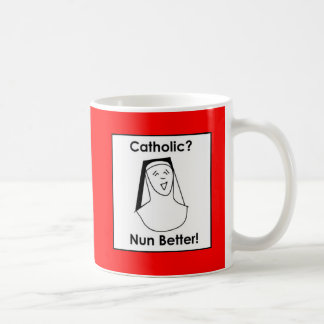 Bättre nunna kaffemugg