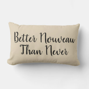 Bättre nybörjare än aldrig Beige Pillow Lumbarkudde