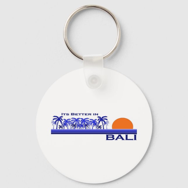 Bättre på Bali, Indonesien Nyckelring (Framsida)