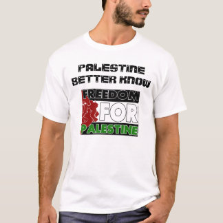 Bättre Palestina vet Tee Shirt