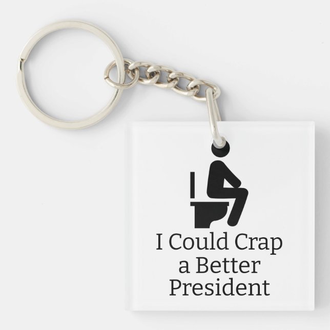 Bättre president-nyckelkedja (Framsidan)